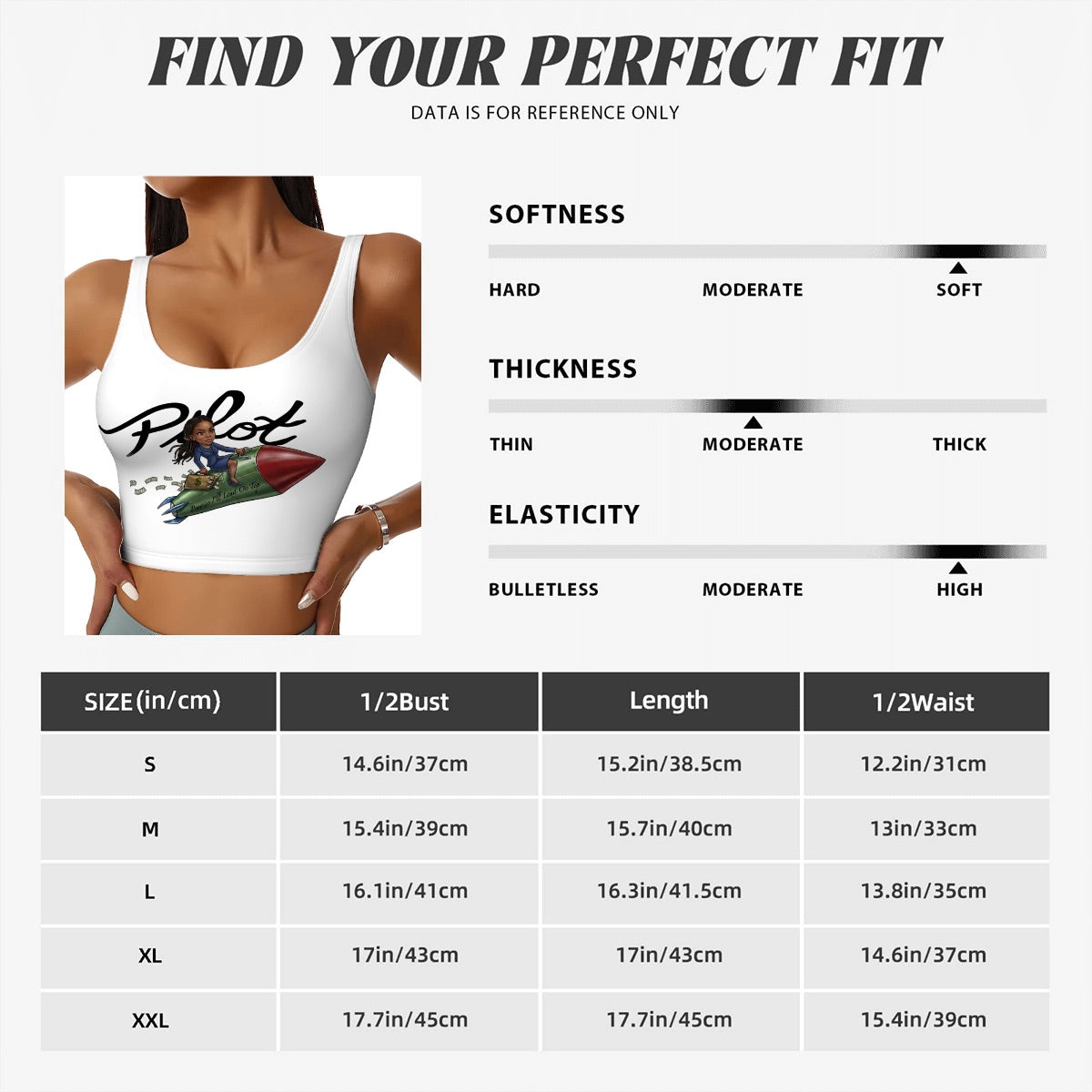 P.I.L.O.T U Neck Athletic Crop Tank Top