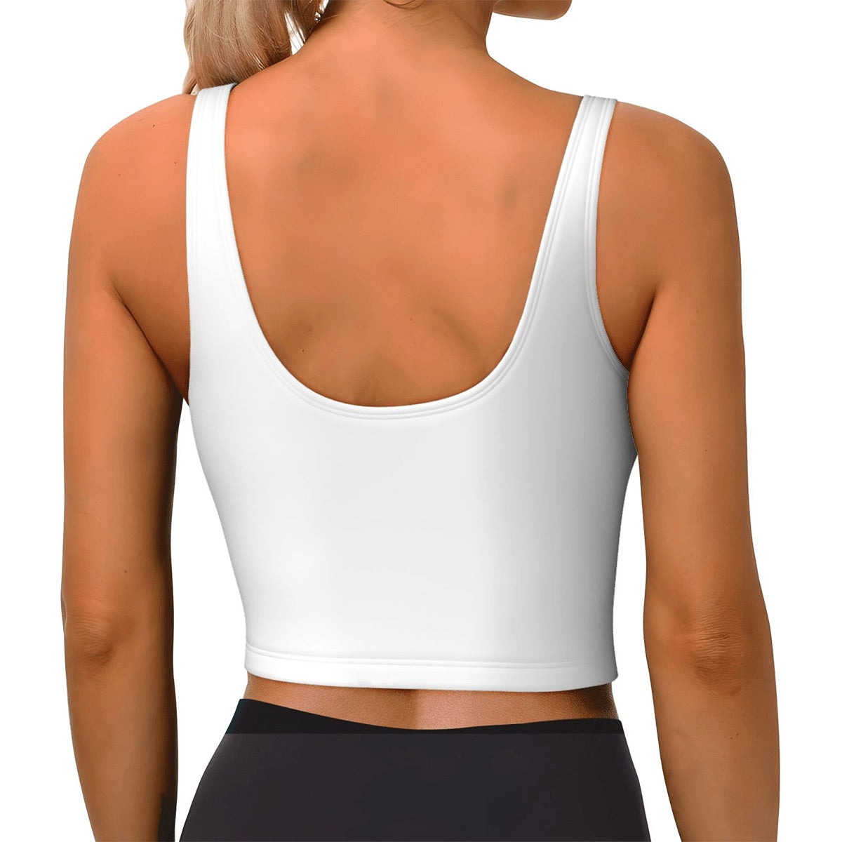 P.I.L.O.T U Neck Athletic Crop Tank Top