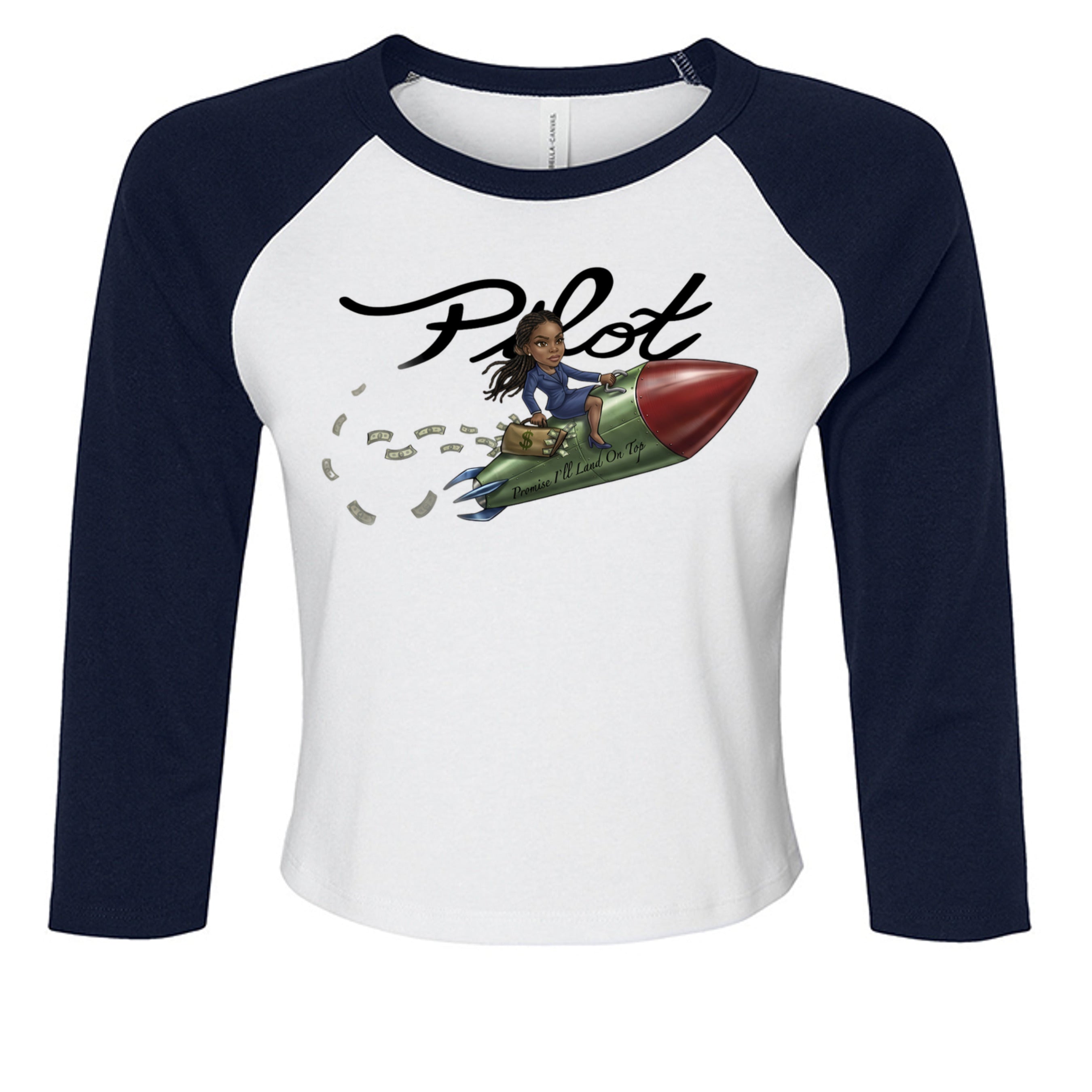 WHITE/ NAVY - 1200 - FRONT